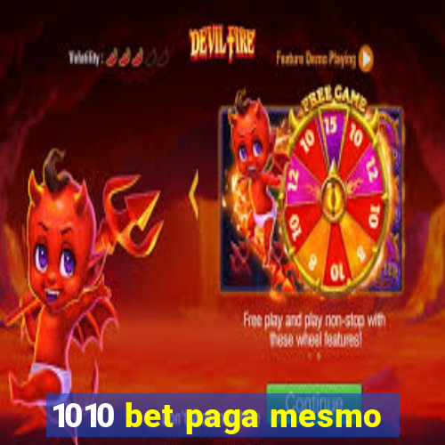 1010 bet paga mesmo